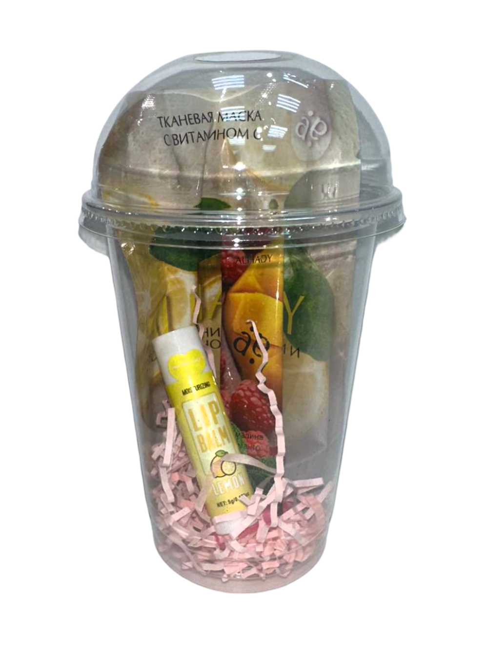 Бьюти-коктейль с бальзамом для губ