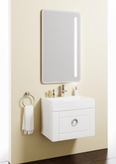 Тумба с умывальником Aqwella Infinity 60 цвет белый inf.01.06/001