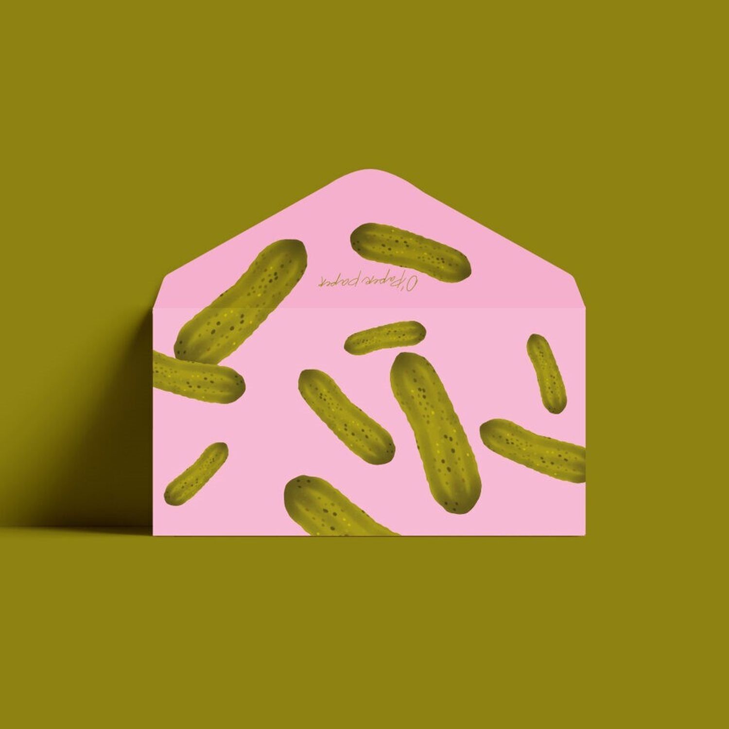 Конверт - "Огурцы"