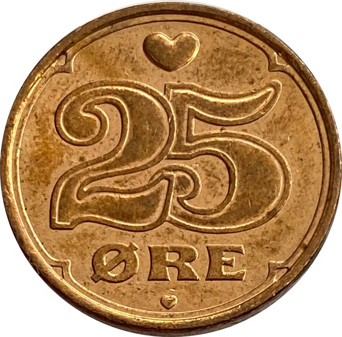 25 эре 1990-2008 Дания