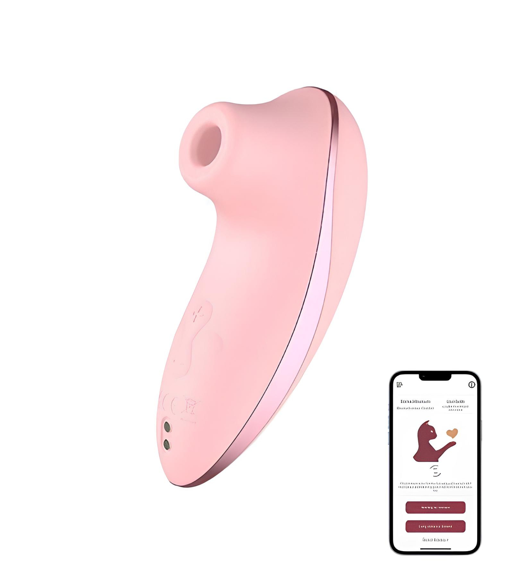 Вакуумный стимулятор BeYourLover HIBA с функцией нагрева и управлением через приложение