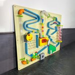 Интерактивная стена с пневмолабиринтом "Воздушные виражи"