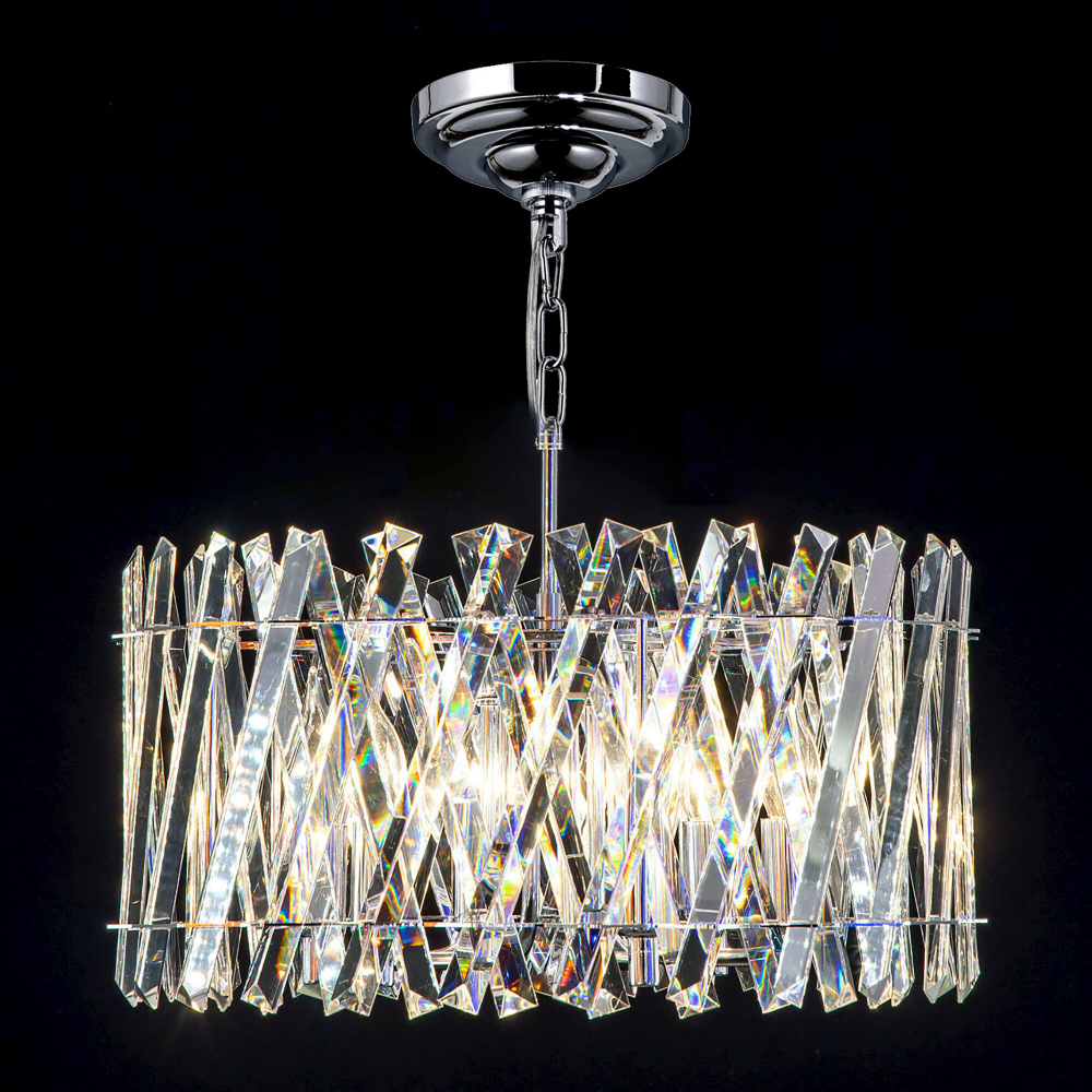 Citilux Ингвар CL334261 Люстра подвесная хрустальная Хром