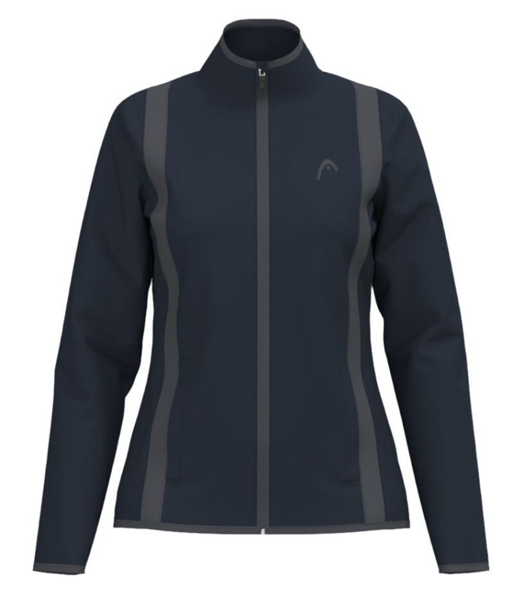 Женская Кофта теннисная Head Club 25 - небесный