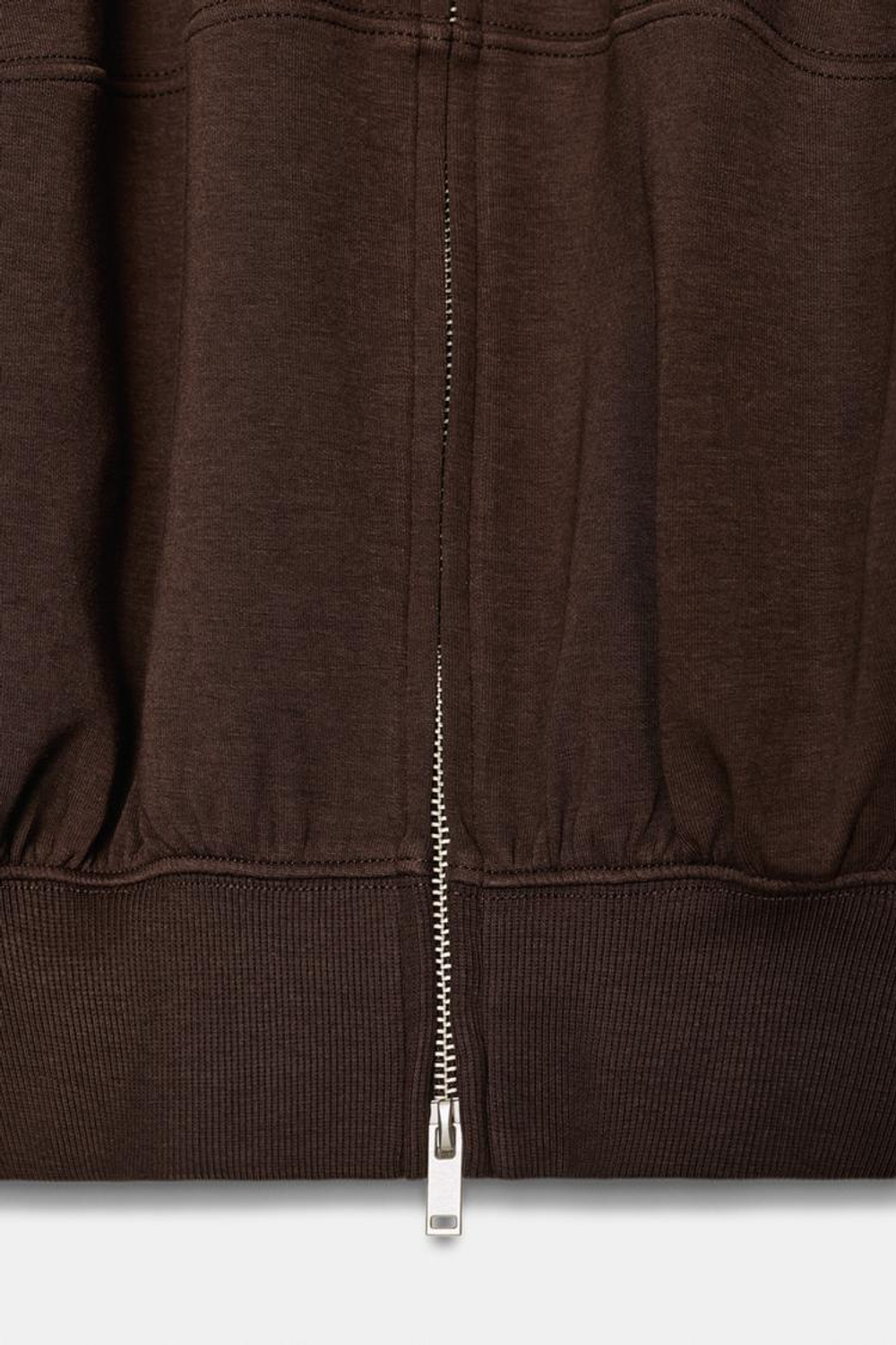 ZARA БОМБЕР INTERLOCK, КОРИЧНЕВЫЙ