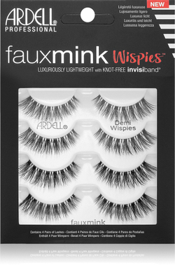 Ardell FauxMink Wispies - накладные ресницы большой пакет, 4 шт.