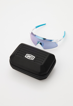 Спортивные очки 100% AEROCRAFT Matte White - HiPER Blue Mirror Lens