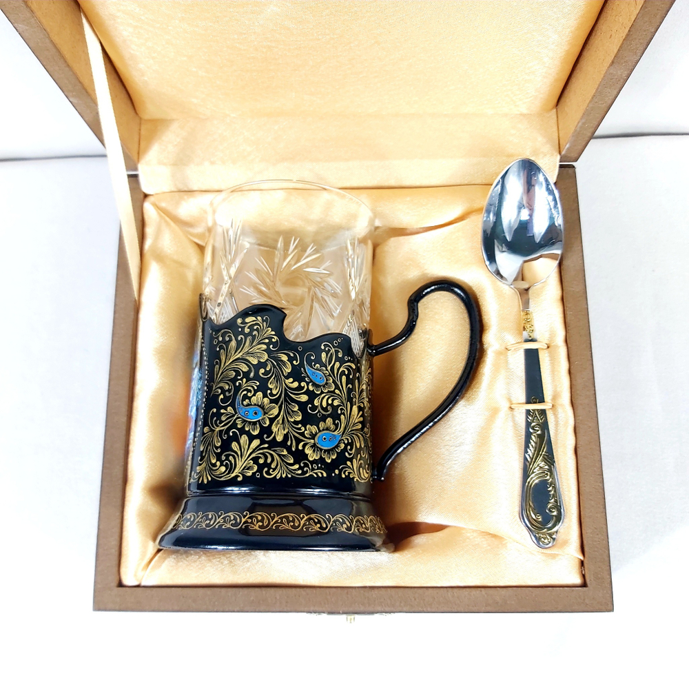 Чайный набор "Морозко" (Ручная роспись Палех)