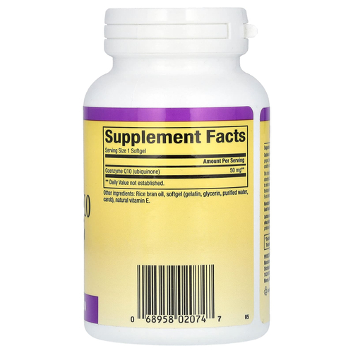 Natural Factors, коэнзим Q10, 50 мг, 120 капсул