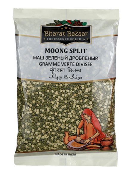 Маш зеленый дробленый Moong Split Bharat Bazaar 500 г