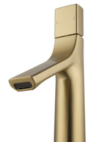 Смеситель для раковины высокий WONZON & WOGHAND The ONE, Брашированное золото (WW-H1011-BG)