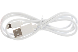 Кабель REXANT USB для iPhone 5/6/7 моделей шнур 1М белый 18-1121