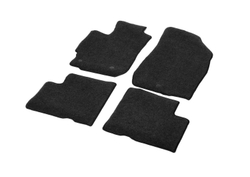 Коврики текстиль в салон, AutoFlex Standard для Nissan Almera III G15 поколение седан 2013-2018, графит, 4 части, 4410101