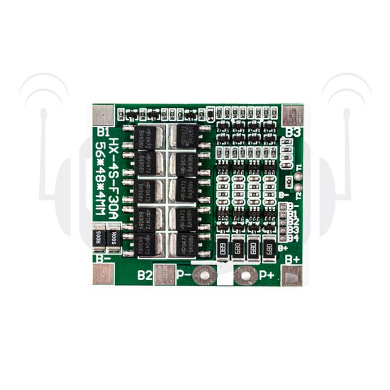 Плата зарядки 4S аккумуляторов 18650 30А