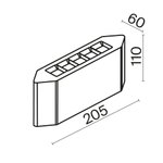 Архитектурная подсветка Outdoor O412WL-L5GF3K