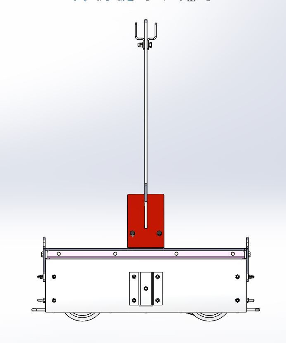 Платформа для установки металлических мишеней на комплекс ТРАФИК