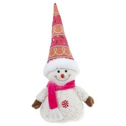 GAEM Игрушка набивная "Снеговик", L17 W11 H38/27 см