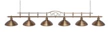 Светильник Fortuna Modena Bronze Antique 6 плафонов