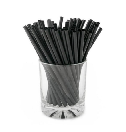 Трубочки мини черные 5х125 400 шт