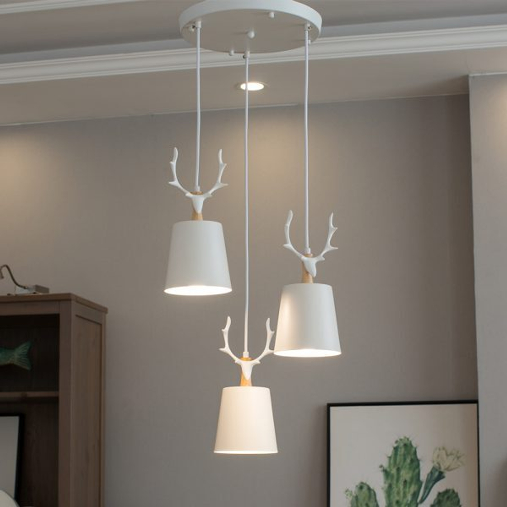 Подвесной светильник Home Light Астерия MMD-LED A076-3xE27 белый