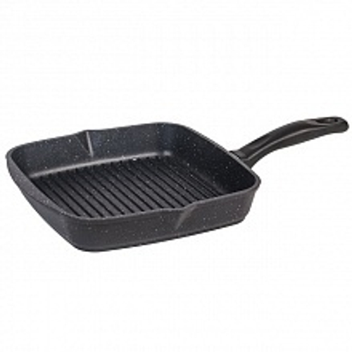 Сковорода-гриль 24*24 АП Гранит black 64802 (10/1)