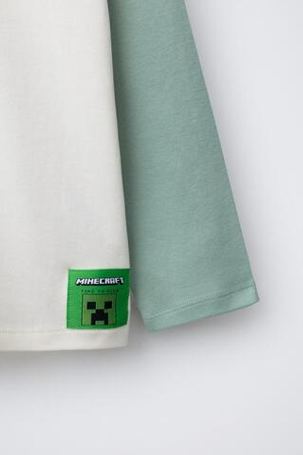 ZARA ПИЖАМА MINECRAFT © MOJANG AB. ™, ЗЕЛЕНЫЙ