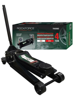 Домкрат подкатной гидравлический двухпоршневой 4т (h min 95мм, h max 560мм) RockForce##Rock FORCE RF-TH33502(RF83502)