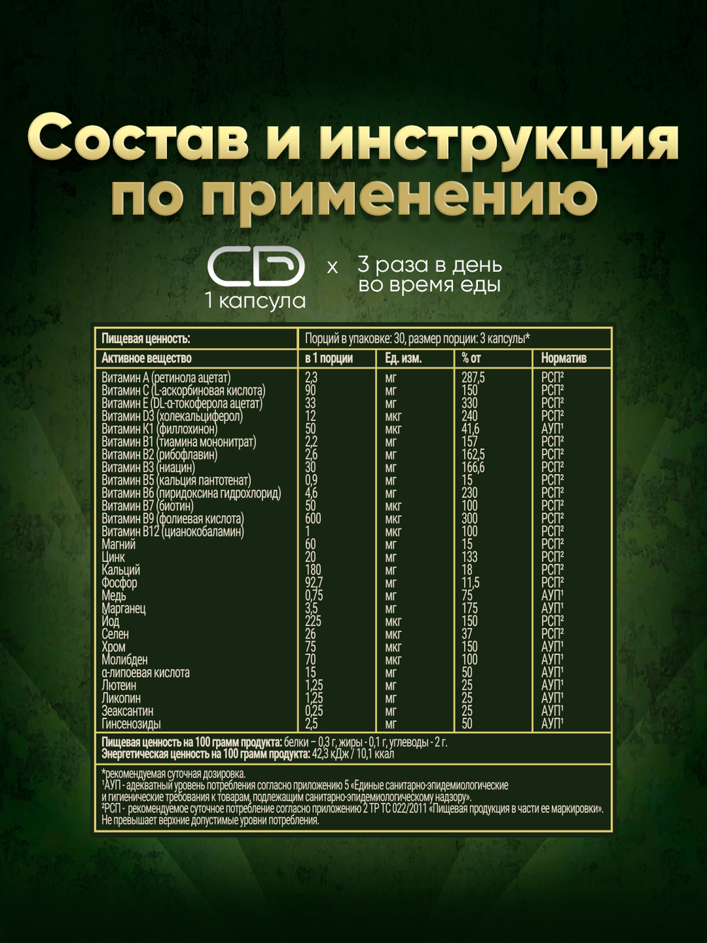 Мультивитамины для мужчин, энергия и сила, витамины и минералы, 90 капсул