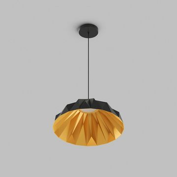 Подвесной светильник LED 20W 3000К IP20 DK6655-BK+SG чёрный/матовое золото Origami Denkirs