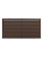 Решетка вентиляционная С 217х113 пластик Brown ERA