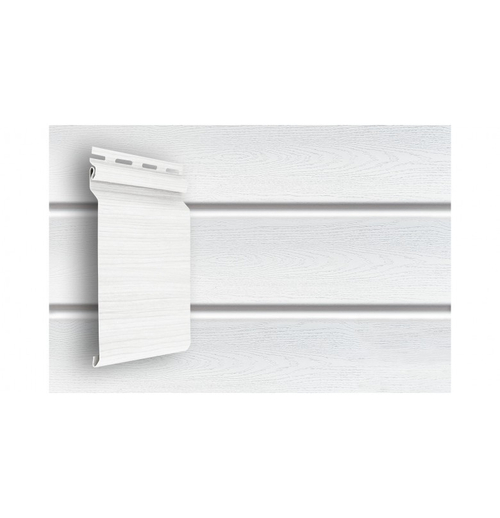 Сайдинг Grand Line Natural-Брус STANDART Белый