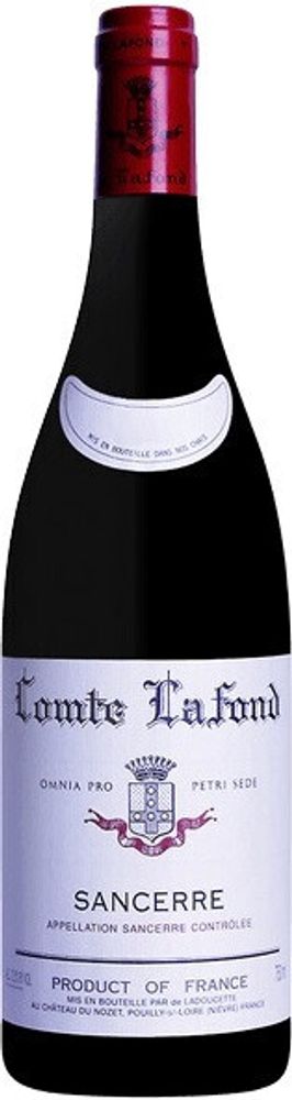 Вино Sancerre  Comte Lafond  AOC Rouge, 0,75 л.