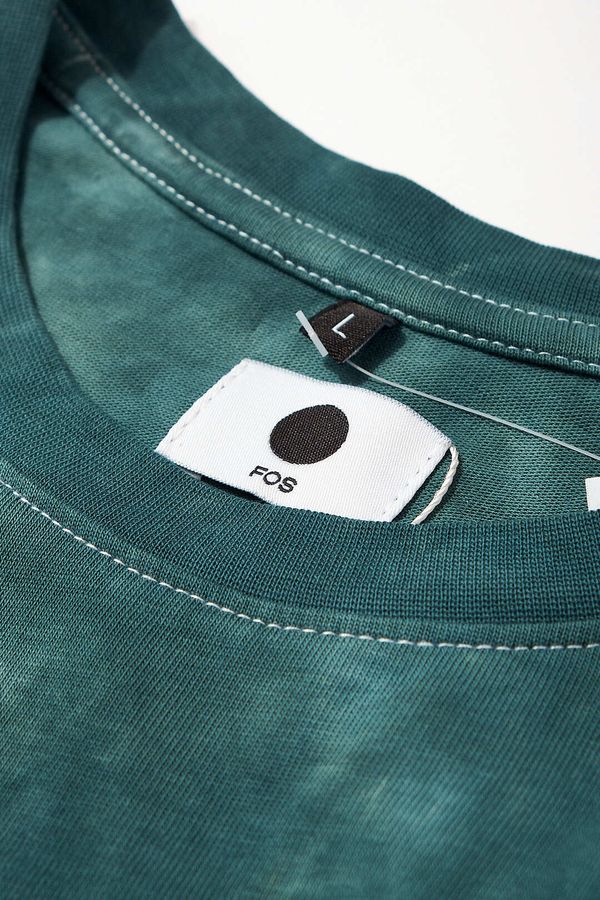 Футболка Тай-дай зеленая - фото 3