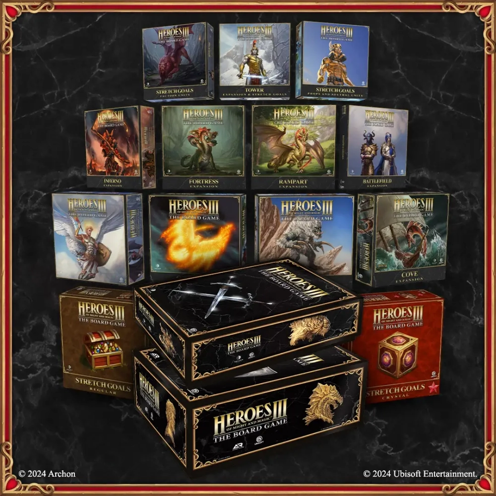 Heroes of Might & Magic III - настольная игра