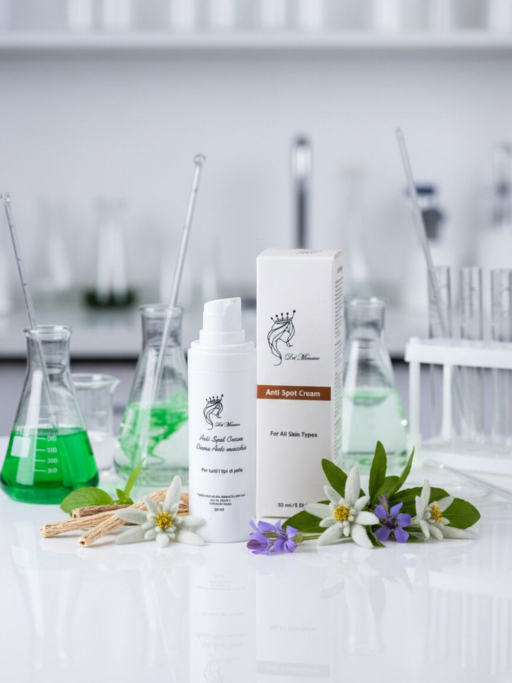 Del Monaco Осветляющий выравнивающий тон крем от пигментных пятен на лице Anti-Spot, 30 мл