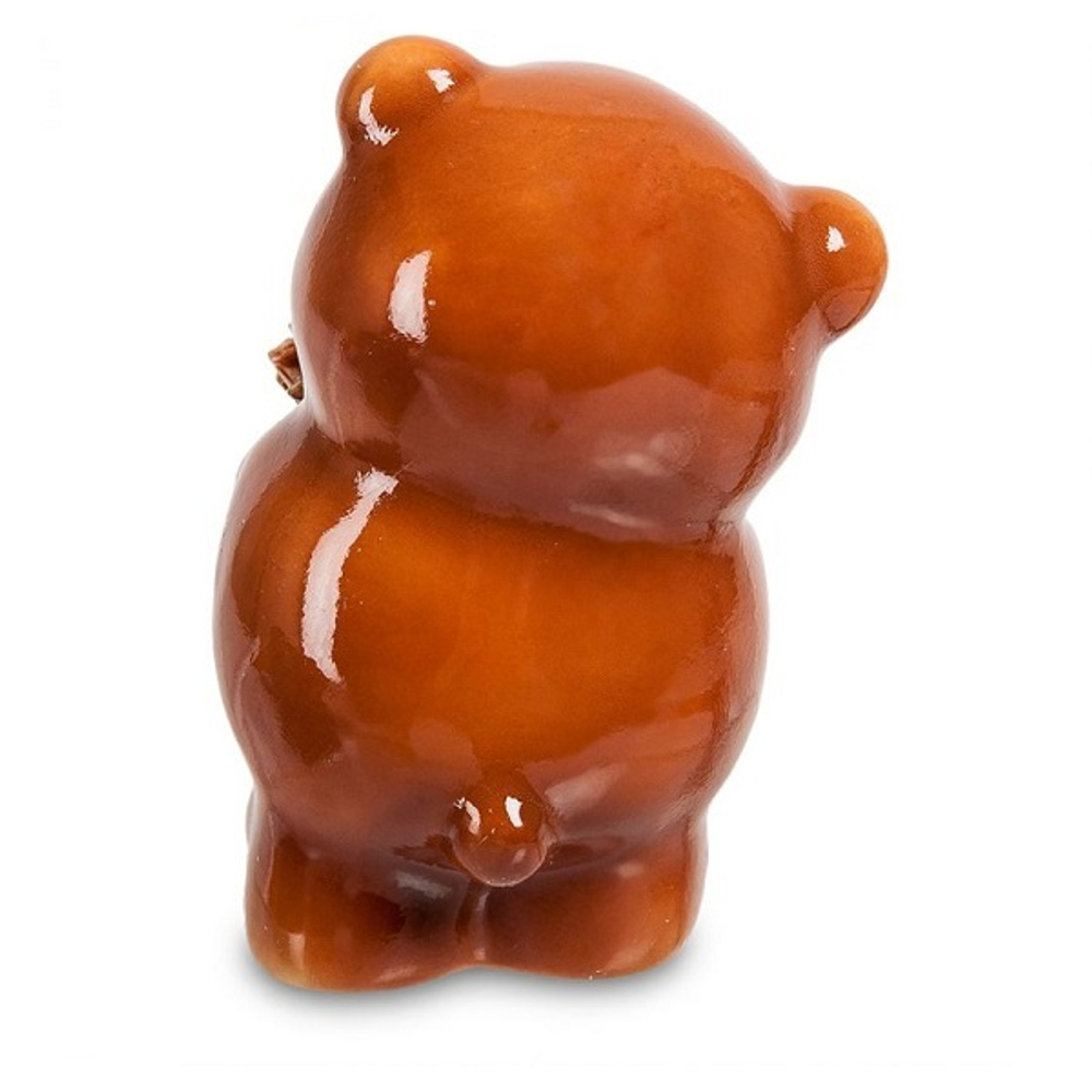 Мишка с букетом