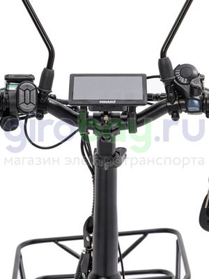 Электровелосипед Minako F10 Pro Dual 48V/20Ah (полный привод) 2025 года - Красный обод фото №7