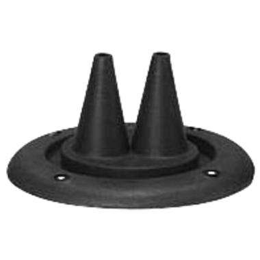 Кожух для троса газ-реверс D=105мм h=52мм R3B 38062K 1шт Чёрный