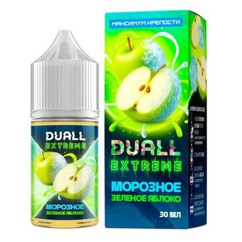 Жидкость DUALL Extreme Salt 2% EXTRA HARD 30 ml - Морозное Зеленое Яблоко
