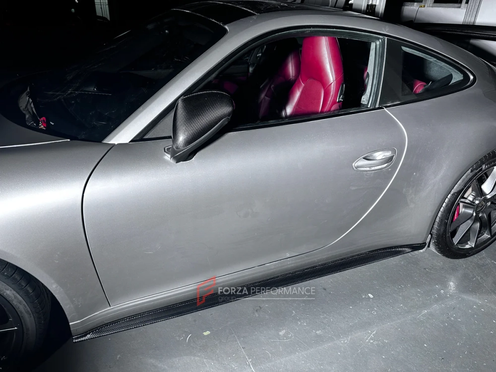 Карбоновые боковые юбки для PORSCHE 911 991 CARRERA S / C2S NARROW BODY 2011–2020 Порше