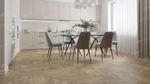 Кварцвиниловая плитка PARQUET LVT ДУБ ВАНИЛЬ СЕЛЕКТ ЕСО 16-3