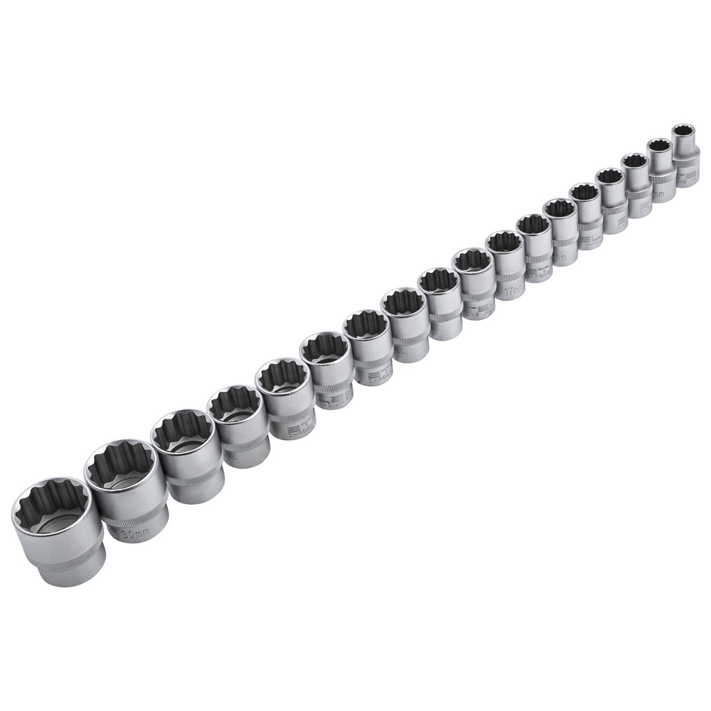 Набор инструментов 1/2", 1/4", CrV, 12 гранные головки, пластиковый кейс, 94 предмета Stels