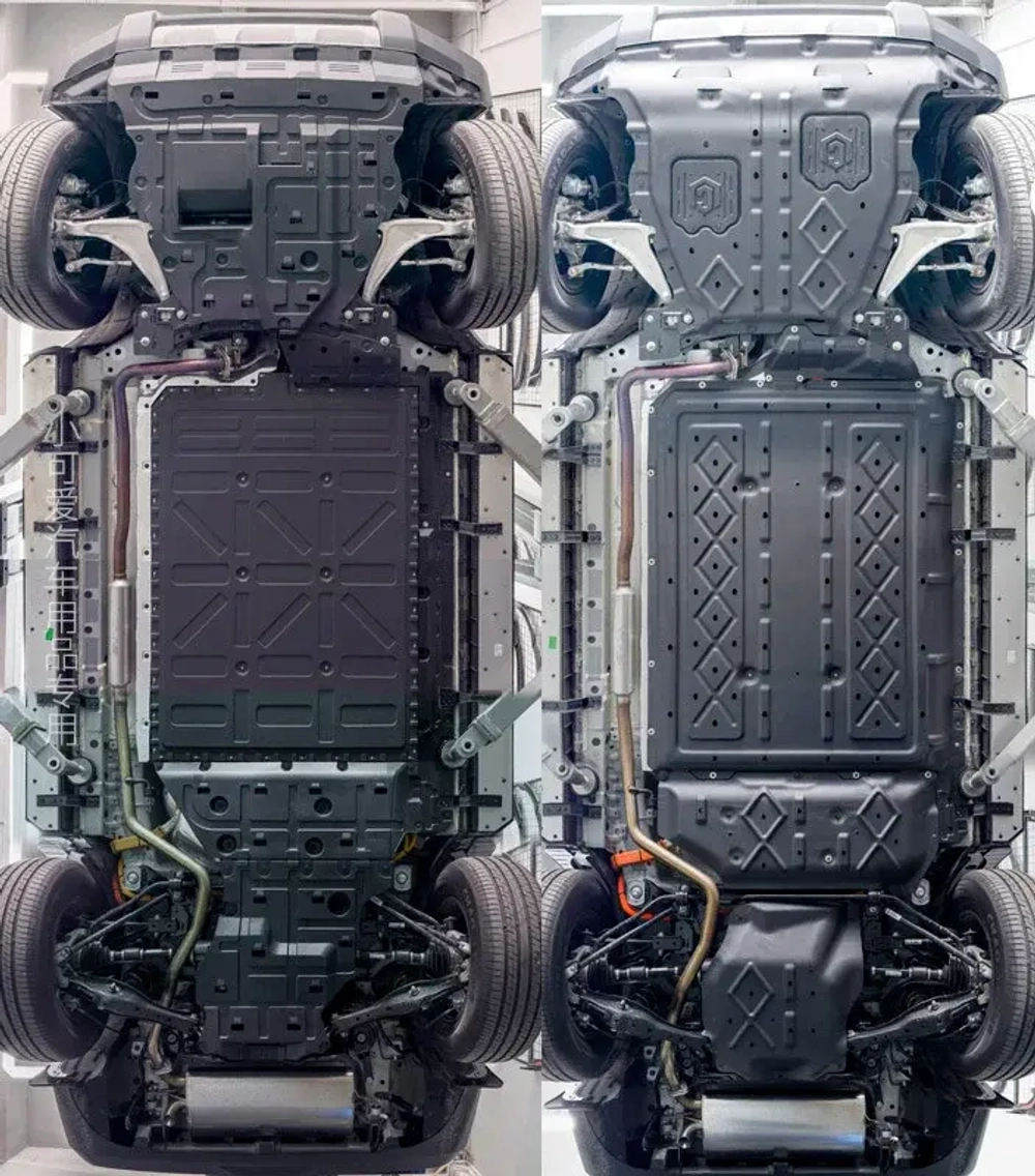 Защита днища для Changan Deepal G318 2024+ Чанган Защита картера двигателя