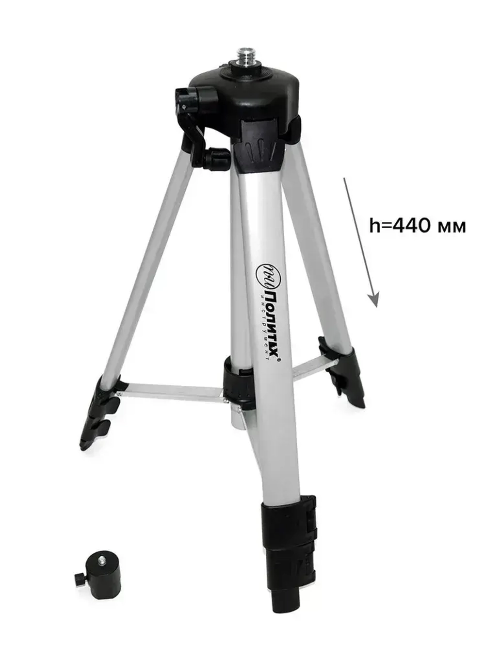 Штатив для лазерного уровня, элевационный, Политех Инструмент