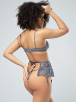 Ажурный комплект: лиф и пояс-юбочка