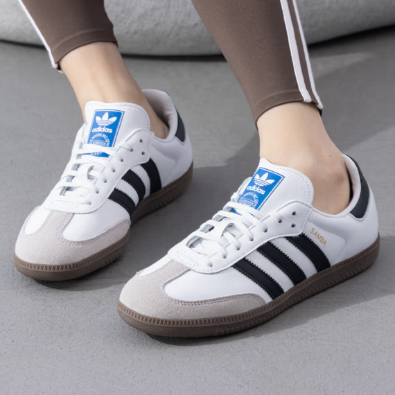 Adidas originals SAMBA ДЛЯ детских Скейтбордингов, Низкие кроссовки, Черные Унисекс