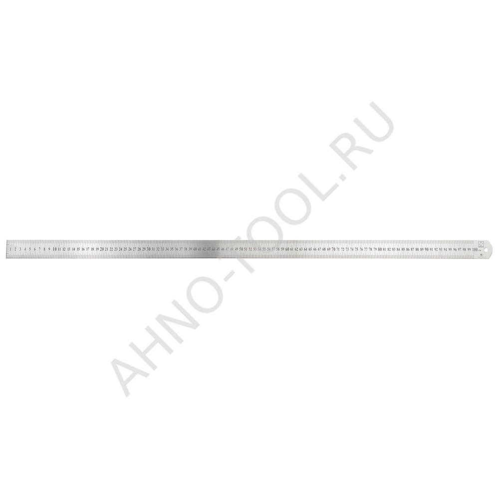 Линейка металлическая двусторонняя 1000мм ГОСРЕЕСТР 89148-23 ТОЧИНТЕХ (с поверкой)