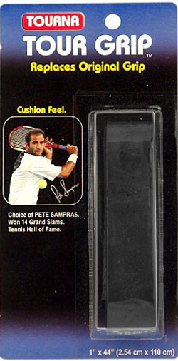 Теннисные намотки базовые Tourna Sampras Tour Grip 1P - черный
