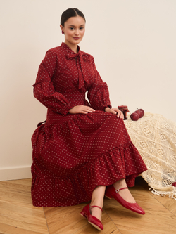 Платье на завязках