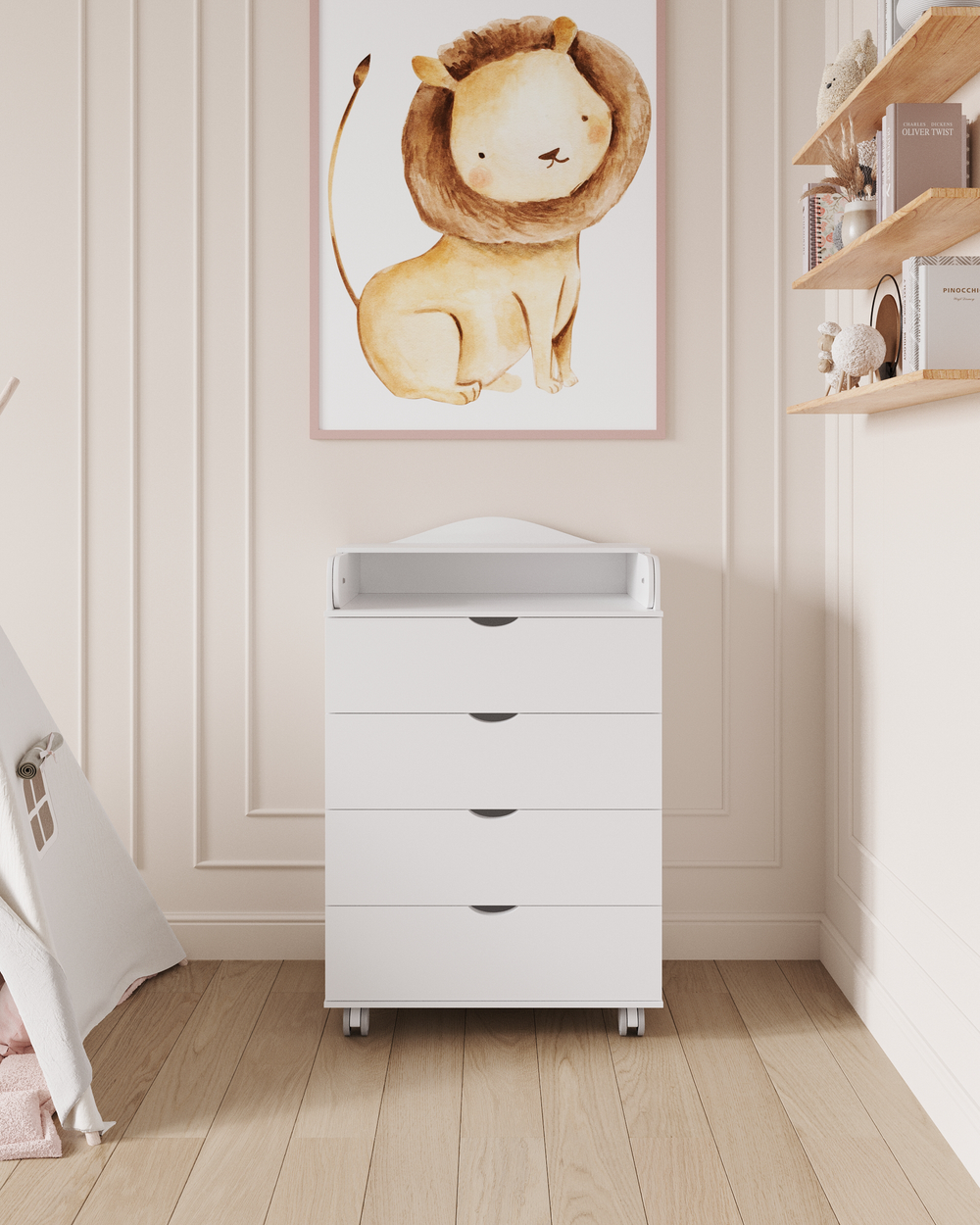 Комод Incanto Victoria белый 600/4